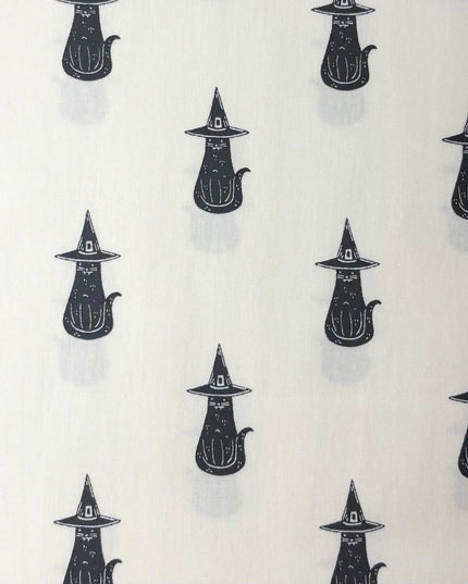 Art Gallery Fabrics | AGF Spooky n Witchy | AGF Halloween | Purrrfectly Witchy | SNS13052 | Quilt Fabric by Art Gallery Fabric | Half Yard