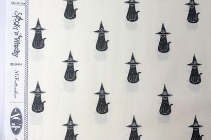 Art Gallery Fabrics | AGF Spooky n Witchy | AGF Halloween | Purrrfectly Witchy | SNS13052 | Quilt Fabric by Art Gallery Fabric | Half Yard