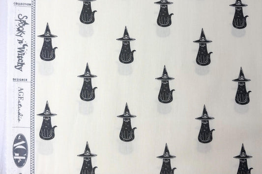 Art Gallery Fabrics | AGF Spooky n Witchy | AGF Halloween | Purrrfectly Witchy | SNS13052 | Quilt Fabric by Art Gallery Fabric | Half Yard