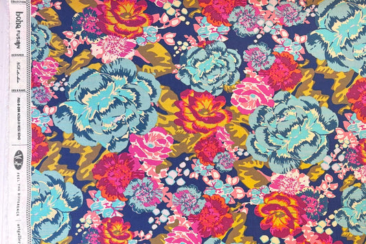 AGF Fabric | Boho Fusions Collection | Acqua Di Rose Boho |FUS-B-200 | Quilt Fabric by Art Gallery Fabrics | Sold by Half Yard