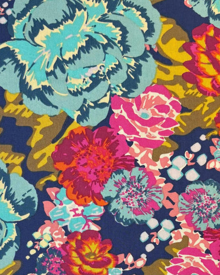 AGF Fabric | Boho Fusions Collection | Acqua Di Rose Boho |FUS-B-200 | Quilt Fabric by Art Gallery Fabrics | Sold by Half Yard