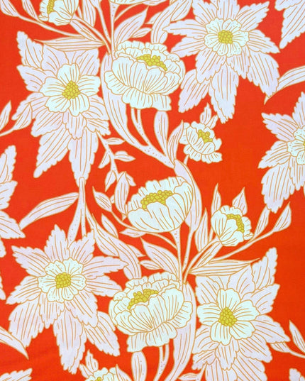 AGF Fabric | Madison Avenue Blaze 365 Fifth Avenue Collection | Art Gallery Fabric | 100% Quilters Cotton | Sold by the Half Yard