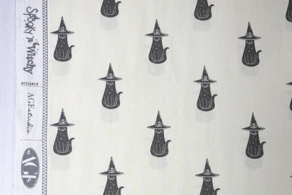 Art Gallery Fabrics | AGF Spooky n Witchy | AGF Halloween | Purrrfectly Witchy | SNS13052 | Quilt Fabric by Art Gallery Fabric | Half Yard