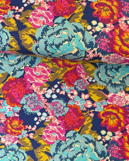 AGF Fabric | Boho Fusions Collection | Acqua Di Rose Boho |FUS-B-200 | Quilt Fabric by Art Gallery Fabrics | Sold by Half Yard