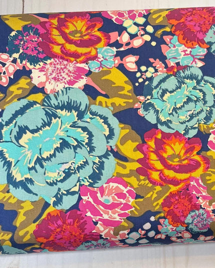 AGF Fabric | Boho Fusions Collection | Acqua Di Rose Boho |FUS-B-200 | Quilt Fabric by Art Gallery Fabrics | Sold by Half Yard