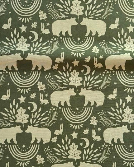 AGF, Loud Encounter, Timberline, Bear Fabric, Art Gallery Fabrics, Sold by the Half Yard