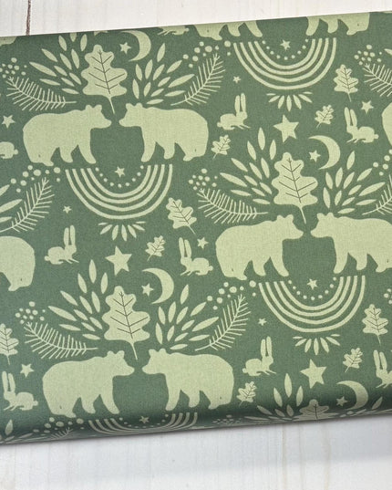 AGF, Loud Encounter, Timberline, Bear Fabric, Art Gallery Fabrics, Sold by the Half Yard