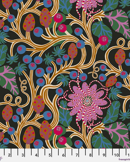 Monika Forsberg The City of Dreams Hackney Central Multi PWMF057, Free Spirit Fabric, 100% Cotton Fabric, Sold by the Half Yard