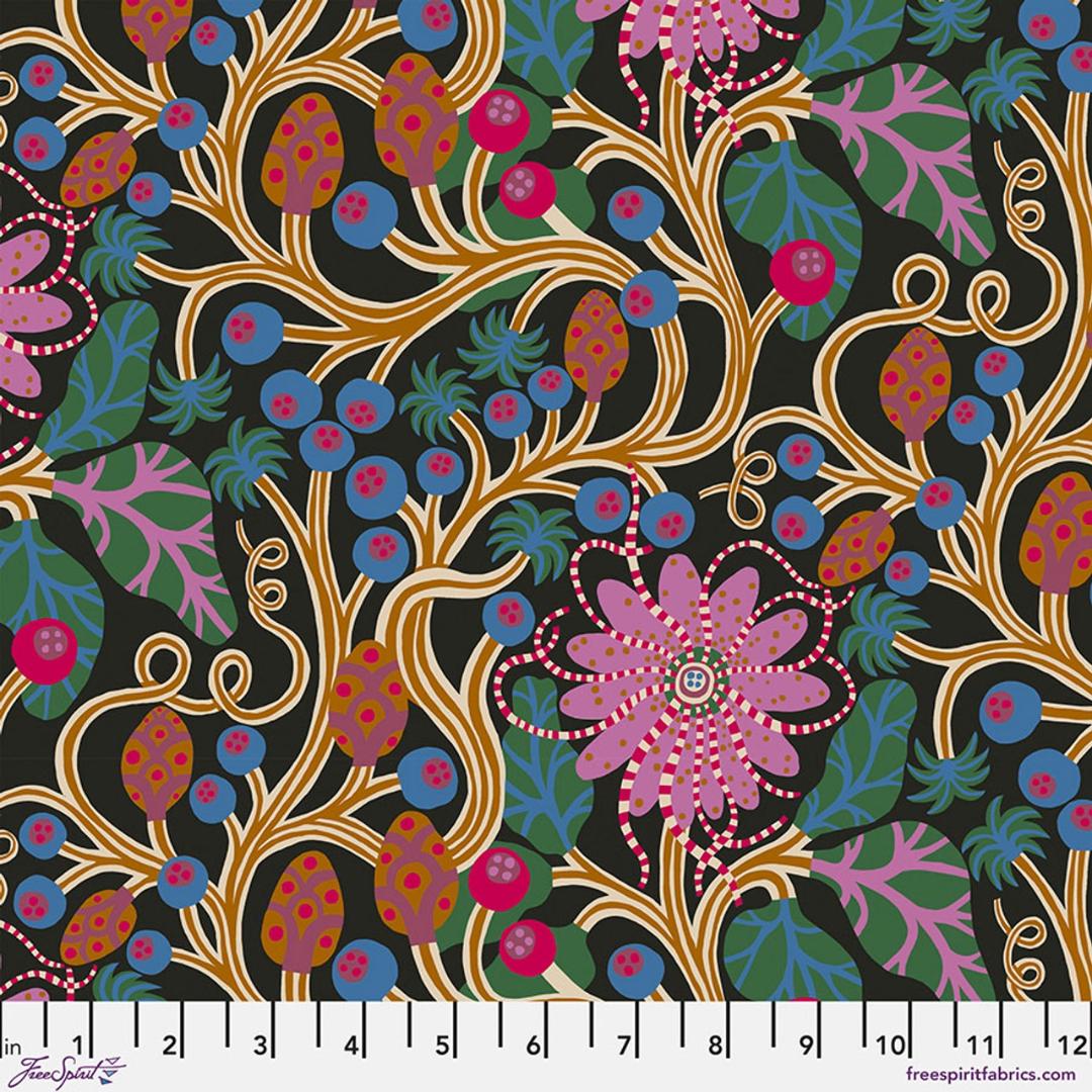 Monika Forsberg The City of Dreams Hackney Central Multi PWMF057, Free Spirit Fabric, 100% Cotton Fabric, Sold by the Half Yard