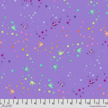 Fairy Dust Daydream Purple - Tula Pink True Colors - Sold by the Half Yard