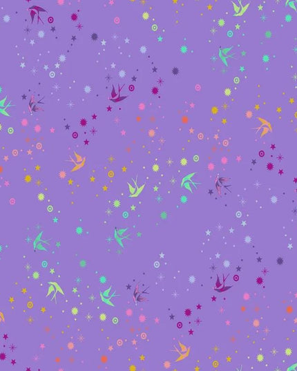 Fairy Dust Daydream Purple - Tula Pink True Colors - Sold by the Half Yard