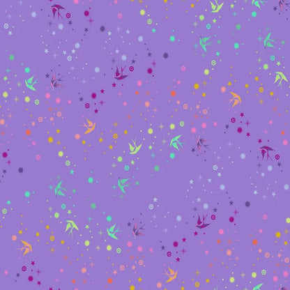 Fairy Dust Daydream Purple - Tula Pink True Colors - Sold by the Half Yard
