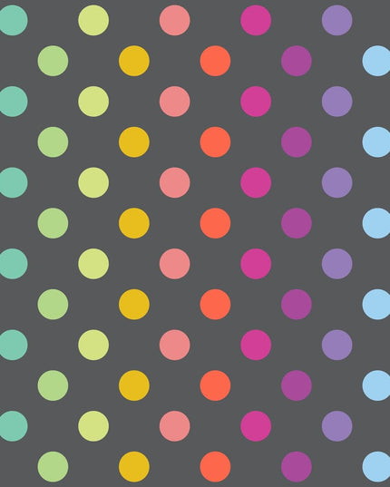 Graywork Disco Poms Carbon by Tula Pink for Free Spirit Fabrics PWTP262.CARBON, Sold by Half Yard