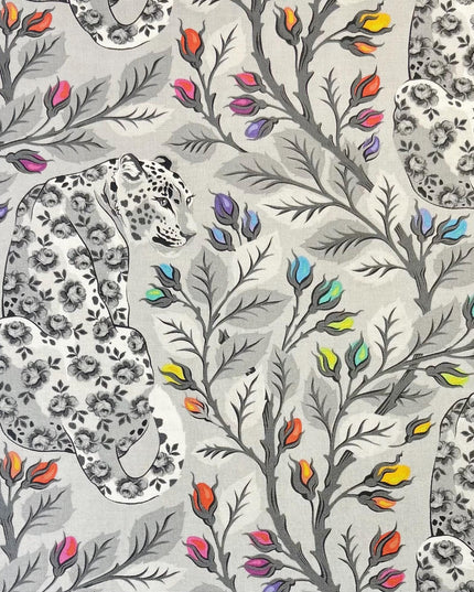 Beautymark - Fog - Tula Pink True Colors Graywork, Free Spirit Fabrics, Sold by the Half Yard