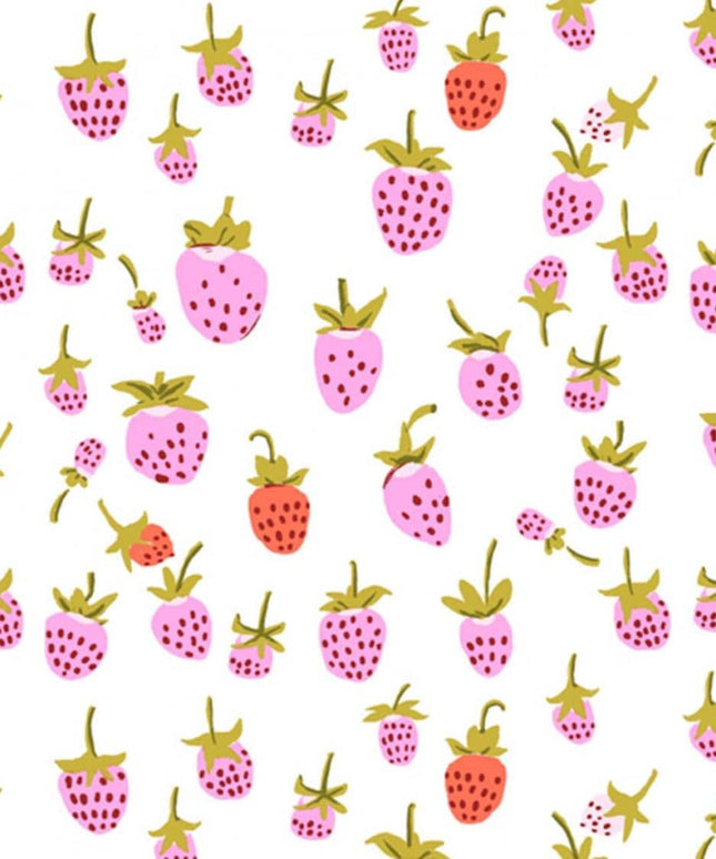 Lilac Strawberry Heather Ross 20th Anniversary Collection for Windham Fabric | #37024A-2 | Sold by Half Yard