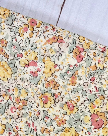 Liberty Tana Lawn | Claire Aude Yellow | Sold by Half Yard