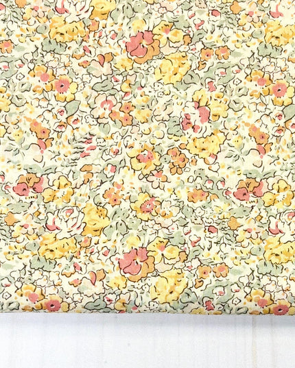 Liberty Tana Lawn | Claire Aude Yellow | Sold by Half Yard