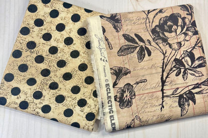 Neutral - Hocus Pocus Polka Dot- Regions Beyond Halloween - Tim Holtz Eclectic Elements - FreeSpirit PWTH153.neutral - Sold by Half Yard