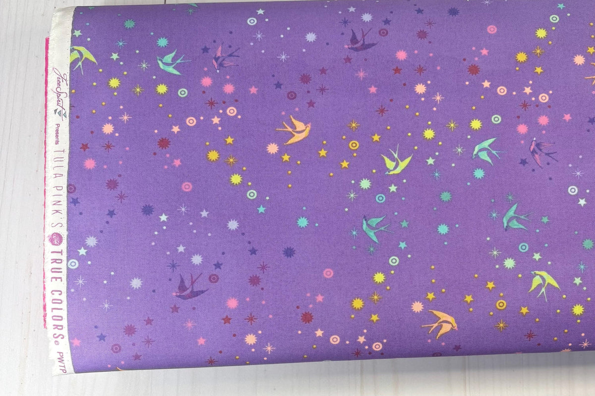 Fairy Dust Daydream Purple - Tula Pink True Colors - Sold by the Half Yard