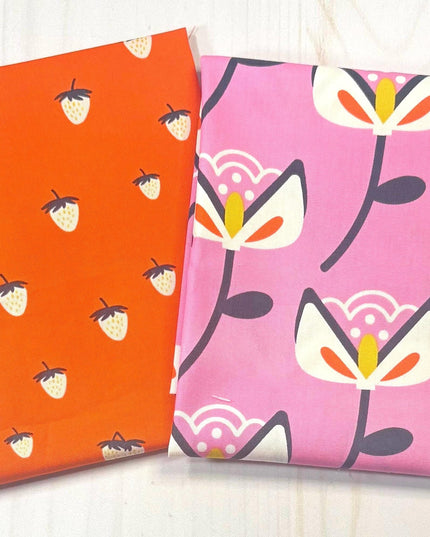 AGF | AGF Bungalow Bloom | AGF Strawberries | Fat Quarter Set