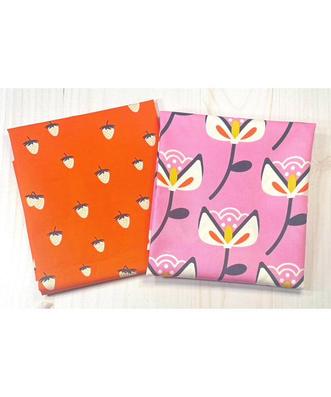 AGF | AGF Bungalow Bloom | AGF Strawberries | Fat Quarter Set
