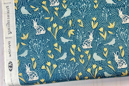 AGF Fabric | Libellule in Awakening | AGF Spring Equinox | Sold by the Half Yard | Nesting Season | Katie O’Shea