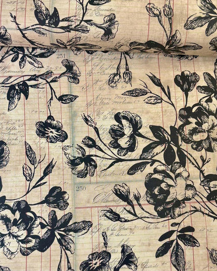 Free Spirit | Regions Beyond by Tim Holtz |Beloved~Neutral~Cotton Fabric | Eclectic Elements |Sold by the Half Yard | PWTH149-NEUTRAL