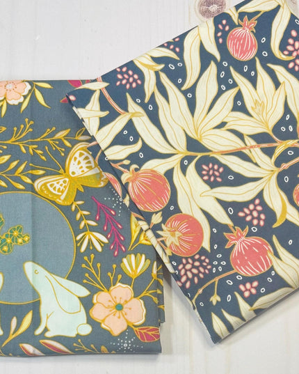 AGF | AGF Bunnies Pomegranate | Fat Quarter Set