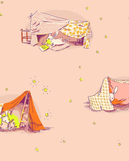 PRE-ORDER - JUNE 2026 || Windham Fabrics - Heather Ross - Heather Ross Favorites - Quilt Tent in Blush - Sold by Half Yard