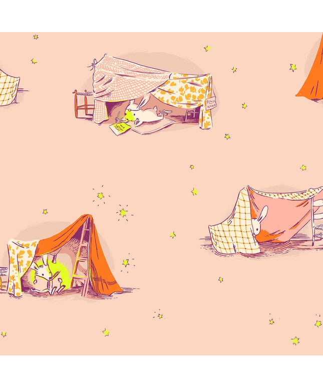 PRE-ORDER - JUNE 2026 || Windham Fabrics - Heather Ross - Heather Ross Favorites - Quilt Tent in Blush - Sold by Half Yard