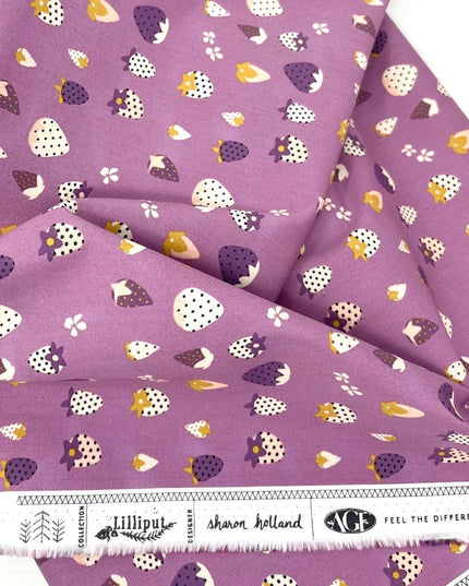 AGF Fabric | Berry Picking | Lilliput | 100% Quilter Cotton By the Half Yard | Art Gallery Fabrics | Sold by the Half Yard