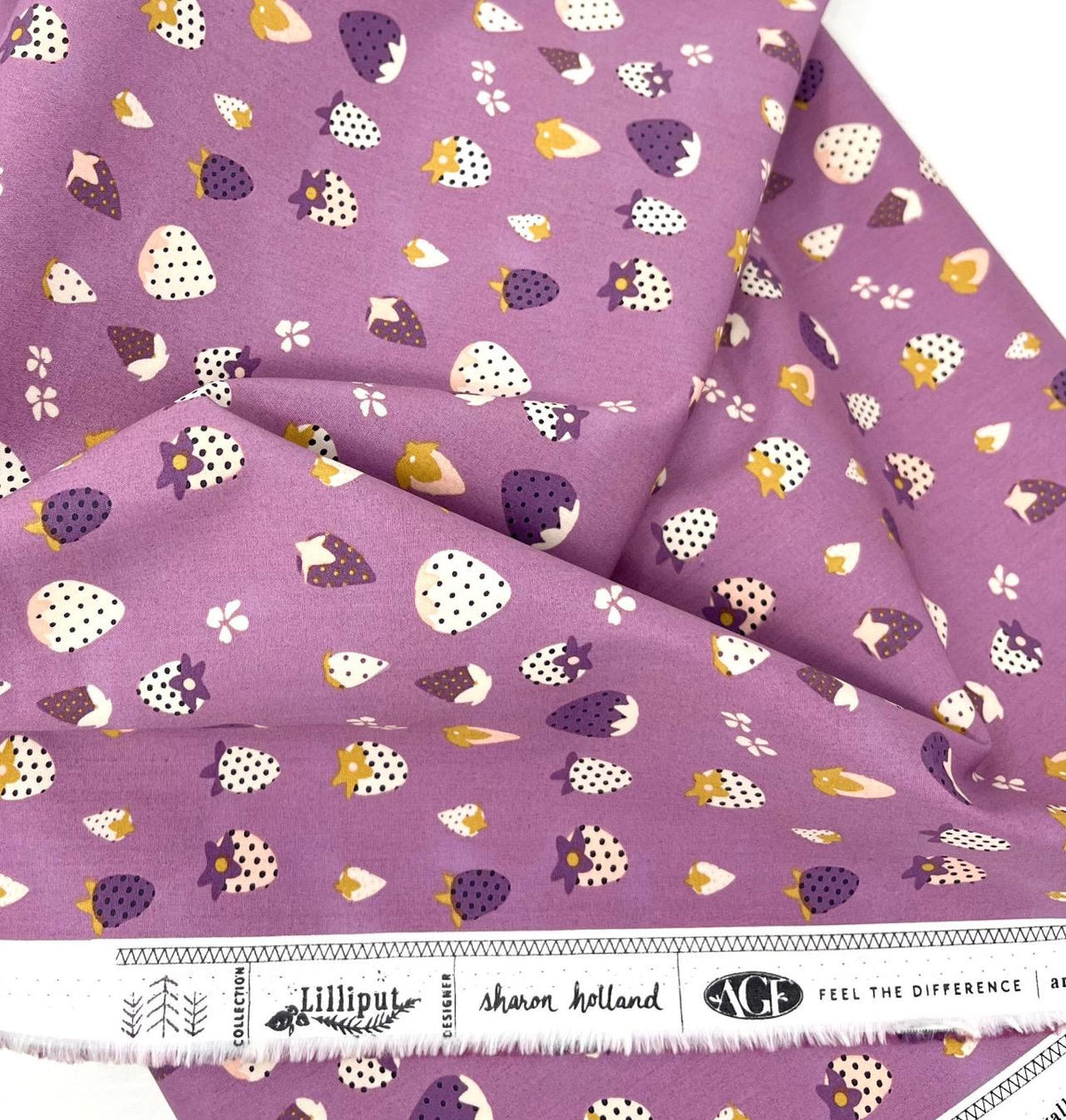 AGF Fabric | Berry Picking | Lilliput | 100% Quilter Cotton By the Half Yard | Art Gallery Fabrics | Sold by the Half Yard