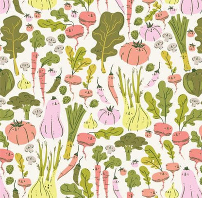 AGF | Cottage Grove - Eat Your Veggies - CTG77100 | Art Gallery Fabrics | Sold by the Half Yard