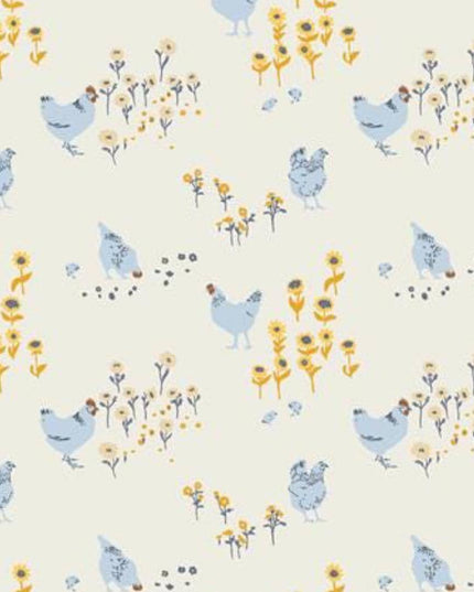 AGF Fabric | Hens and Chicks for Art Gallery Fabrics | Quilting Cotton | Sold by the Half Yard