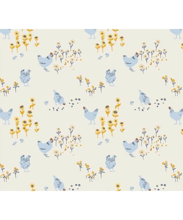 AGF Fabric | Hens and Chicks for Art Gallery Fabrics | Quilting Cotton | Sold by the Half Yard