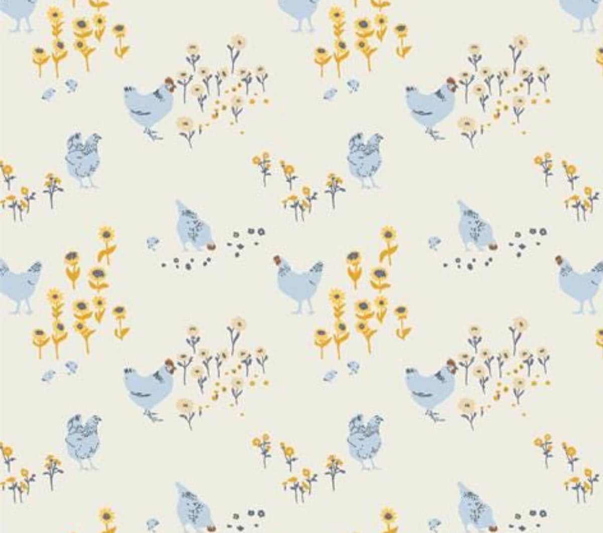 AGF Fabric | Hens and Chicks for Art Gallery Fabrics | Quilting Cotton | Sold by the Half Yard