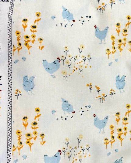 AGF Fabric | Hens and Chicks for Art Gallery Fabrics | Quilting Cotton | Sold by the Half Yard