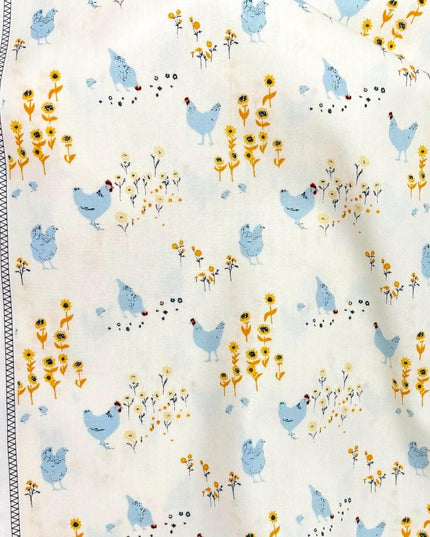 AGF Fabric | Hens and Chicks for Art Gallery Fabrics | Quilting Cotton | Sold by the Half Yard