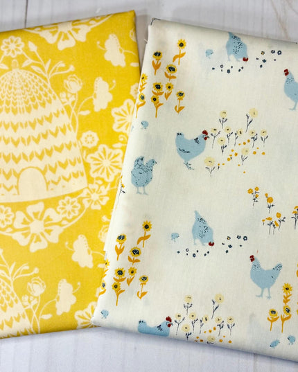 AGF | AGF Honey House Honey | AGF Hens and Chicks | Fat Quarter Set