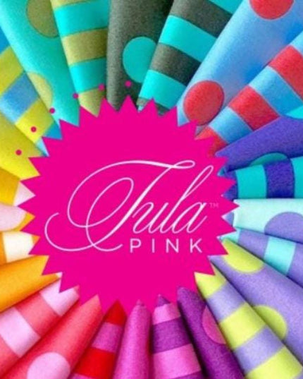 Tent Stripe Foxglove True Colors - Tula Pink - 100% Quilters Cotton - Sold by the Half Yard - FreeSpirit