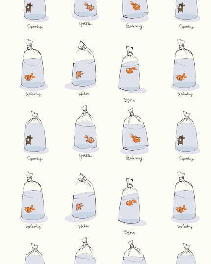 PRE-ORDER June 2026 || Windham Fabrics - Heather Ross - Heather Ross Favorites - Goldfishes in Bags - Sold by Half Yard