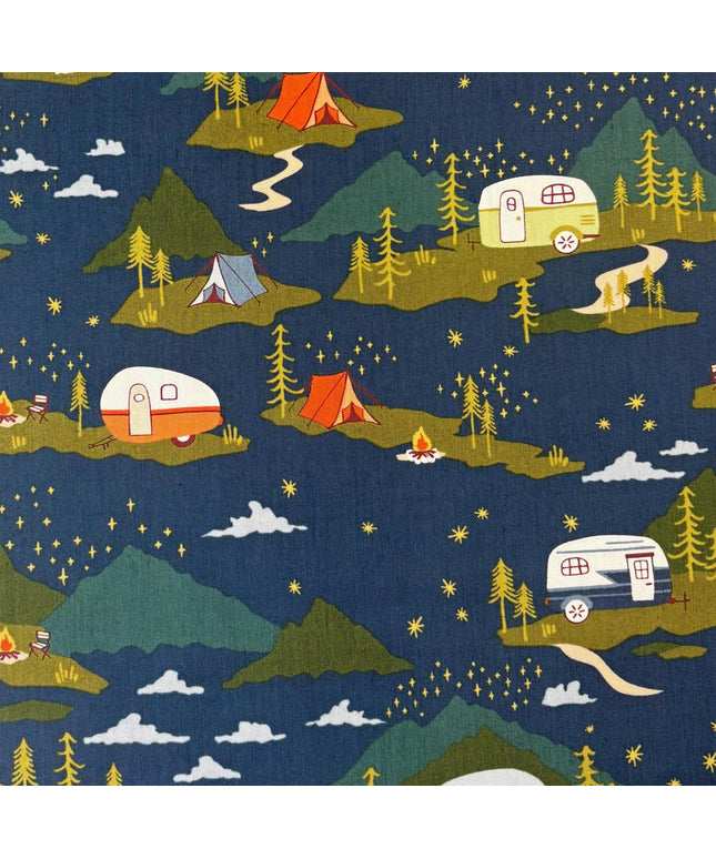 AGF Happy Camper | Campfire Stories | Art Gallery Fabrics | SKU# HPC-64606 | Sold by the Half Yard