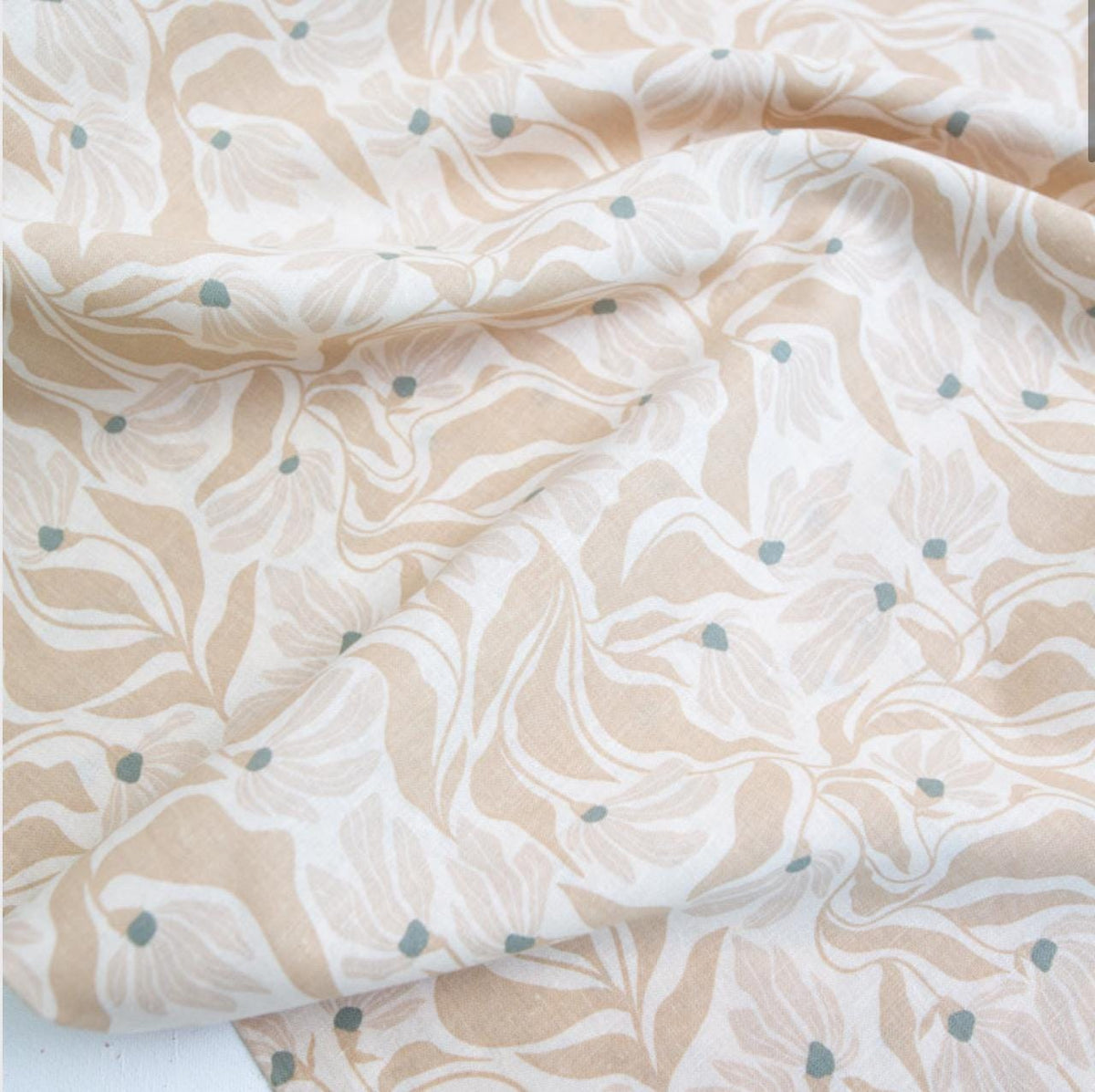 AGF Linen Cotton Blend | Wind Dance Haze Linen Blend | Tangerine by AGF Studio | Art Gallery Fabrics | Sold by the Yard
