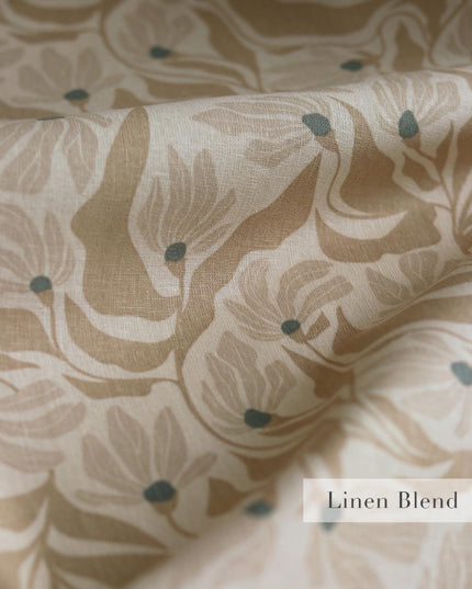 AGF Linen Cotton Blend | Wind Dance Haze Linen Blend | Tangerine by AGF Studio | Art Gallery Fabrics | Sold by the Yard