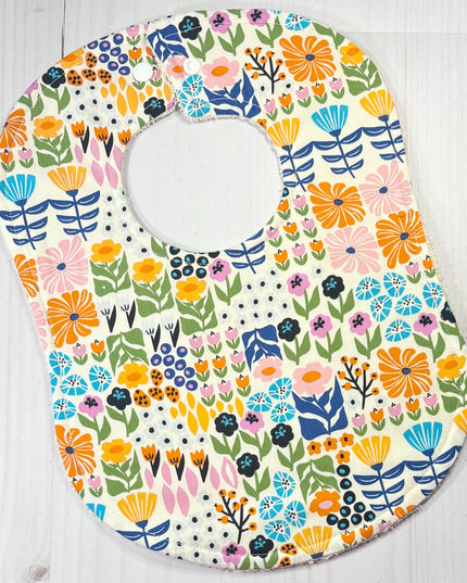 Baby Girl Bib | Bibs | Drool Bib | Scandi Baby | Girl Drool Bibs | New Baby Gift | Baby Gift