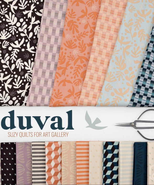 AGF Fabric | Boho Birds in Truffle | Duval | Suzy Quilts | Art Gallery | Sold by the Half Yard