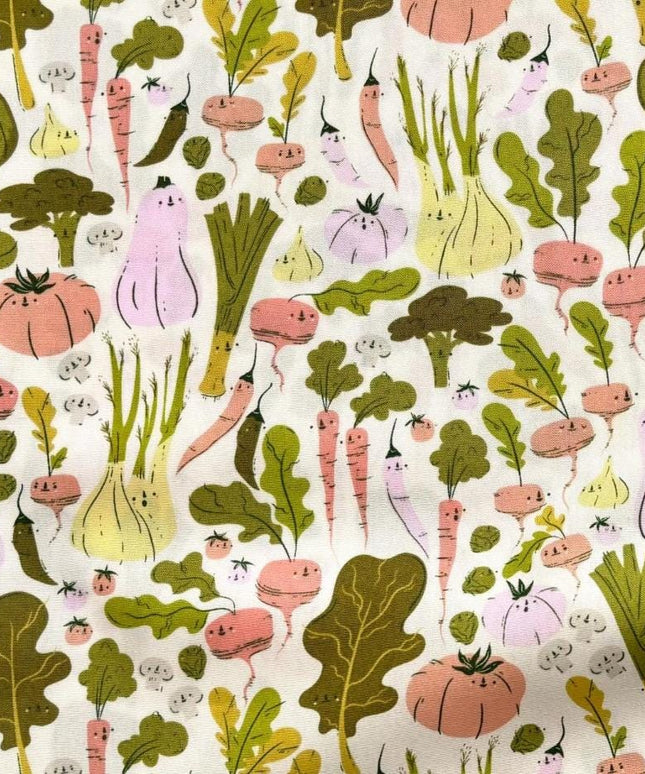 AGF | Cottage Grove - Eat Your Veggies - CTG77100 | Art Gallery Fabrics | Sold by the Half Yard