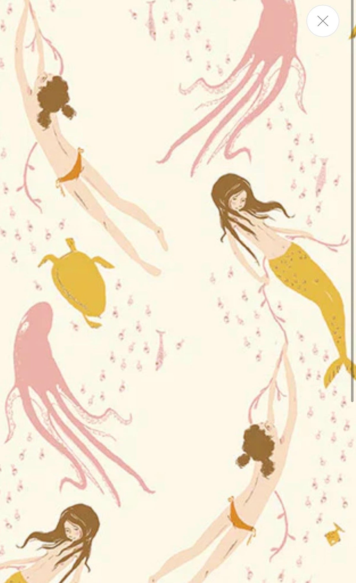 In Stock! Windham Fabrics - Heather Ross - Heather Ross Favorites - Underwater Sisters - Sold by Half Yard