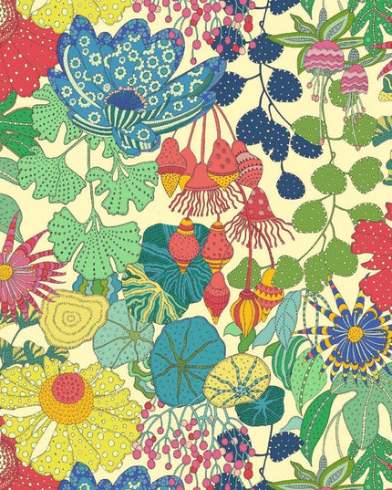 PRE-ORDER - APRIL 2026 | Windham Fabrics - Sally Kelly - Sally Kelly Sunsine - Peony Park - Cream - Sold by Half Yard