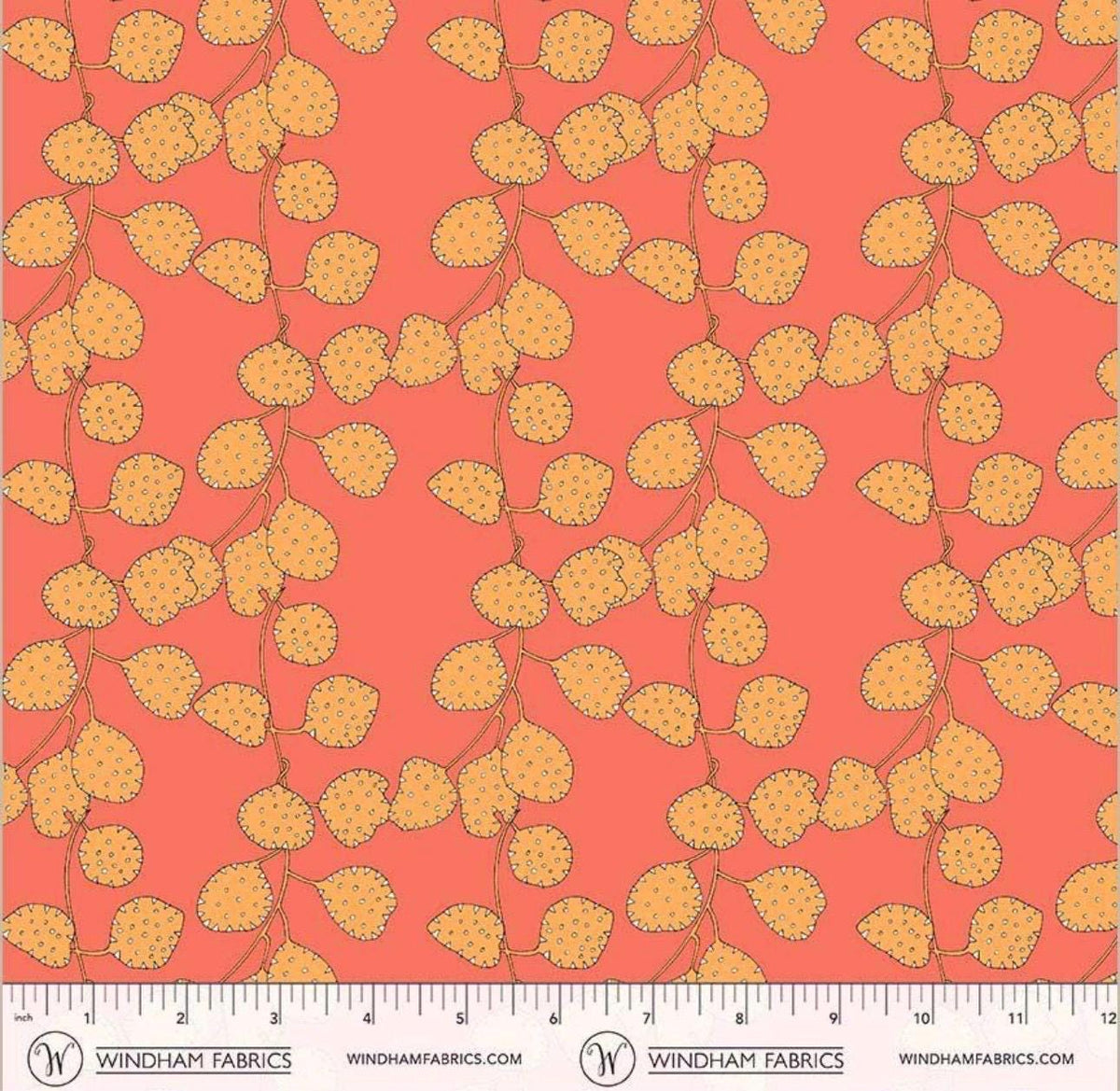 Sally Kelly Sunshine Honesty 54979D-12 Coral | Sold by Half Yard